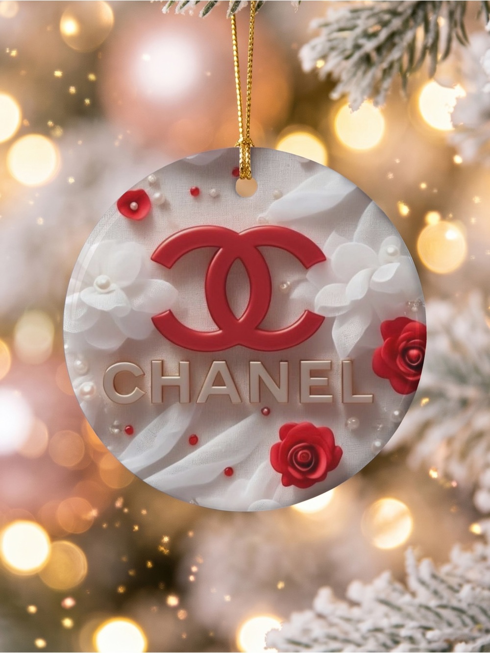 HANDMADE FASHION Ceramic Christmas Ornament